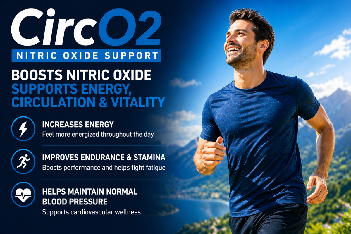 CircO2: Nitric Oxide Support for Energy, Circulation & Vitality