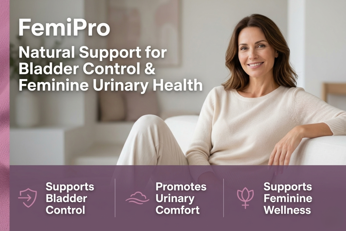 FemiPro: Natural Support for Bladder Control & Feminine Urinary Health🌸