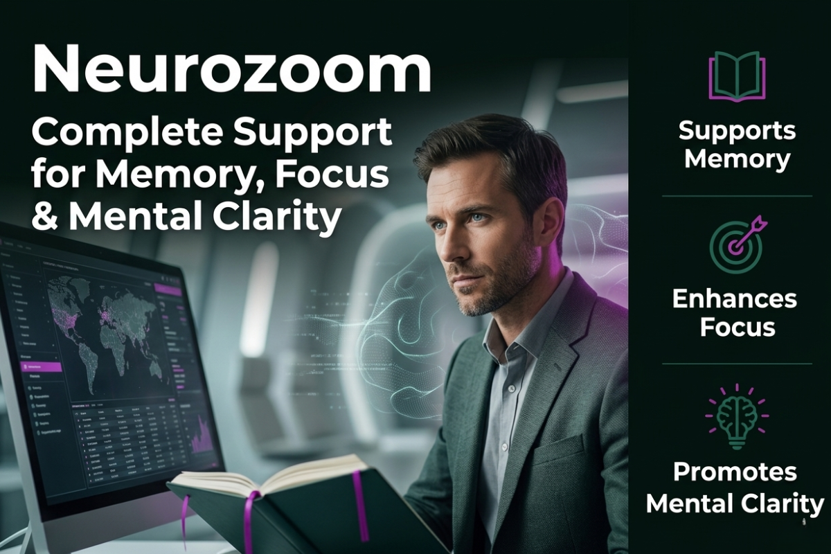 Neurozoom: Complete Support for Memory, Focus & Mental Clarity
