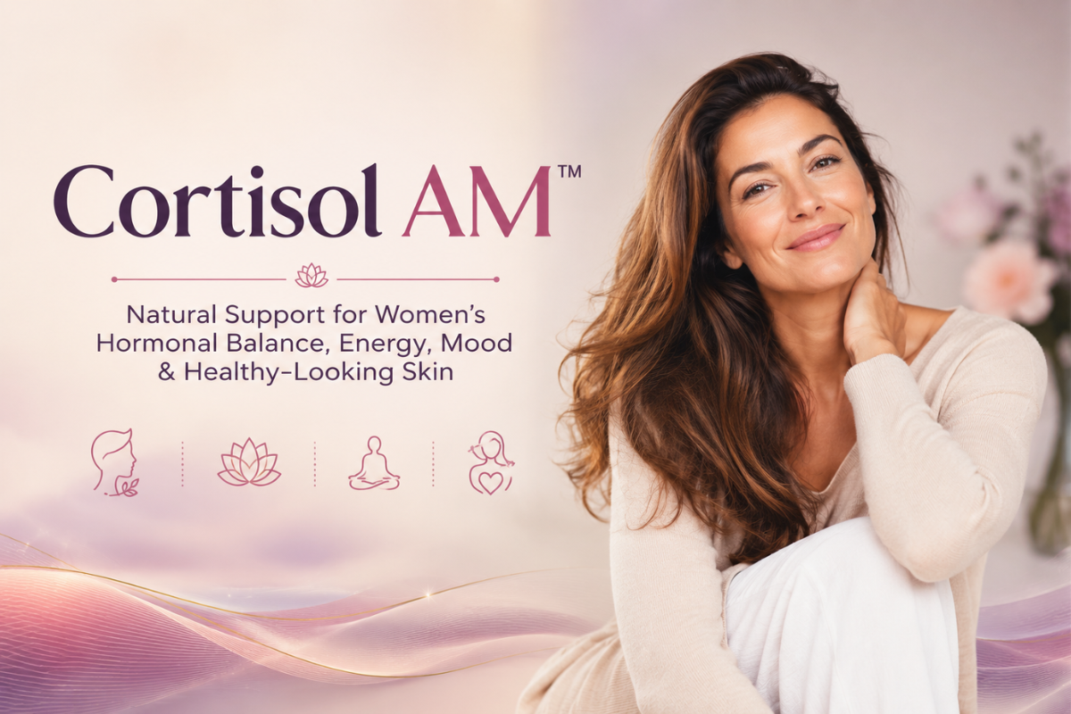 Cortisol AM™ — Advanced Natural Support For Women’s Hormonal Wellness, Energy & Healthy-Looking Skin