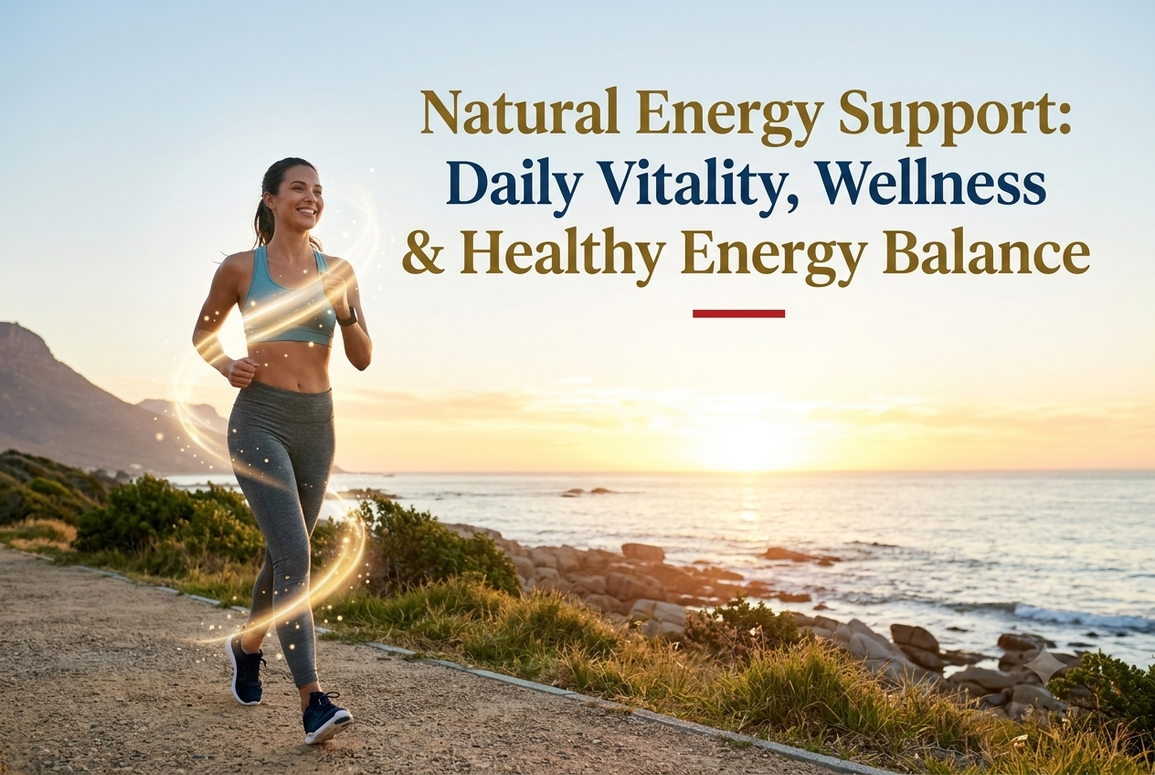 Natural Energy Support: Daily Vitality, Wellness & Healthy Energy Balance