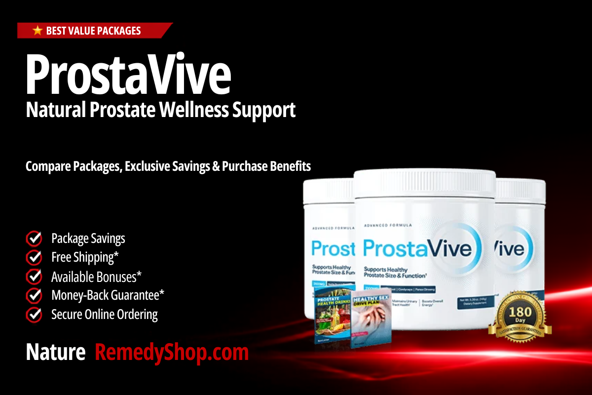 ProstaVive – With Exclusive Discounts, Free Shipping & Extra Benefits
