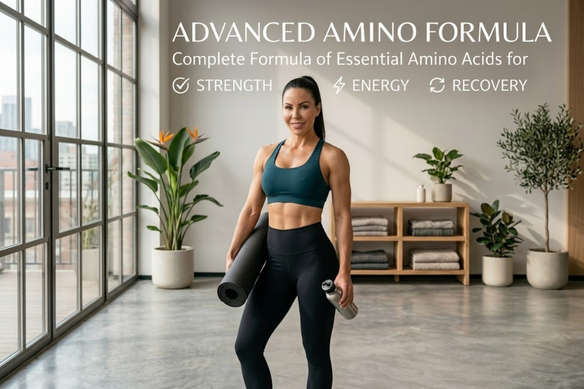 Advanced Amino Formula — Complete Formula of Essential Amino Acids for Strength, Energy, and Recovery