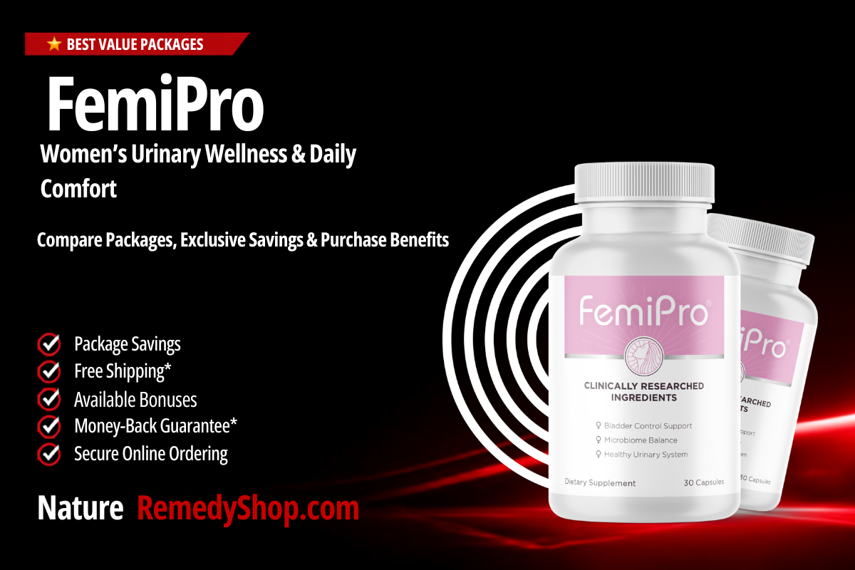 FemiPro – With Exclusive Discounts, Free Shipping & Women’s Urinary Wellness Support