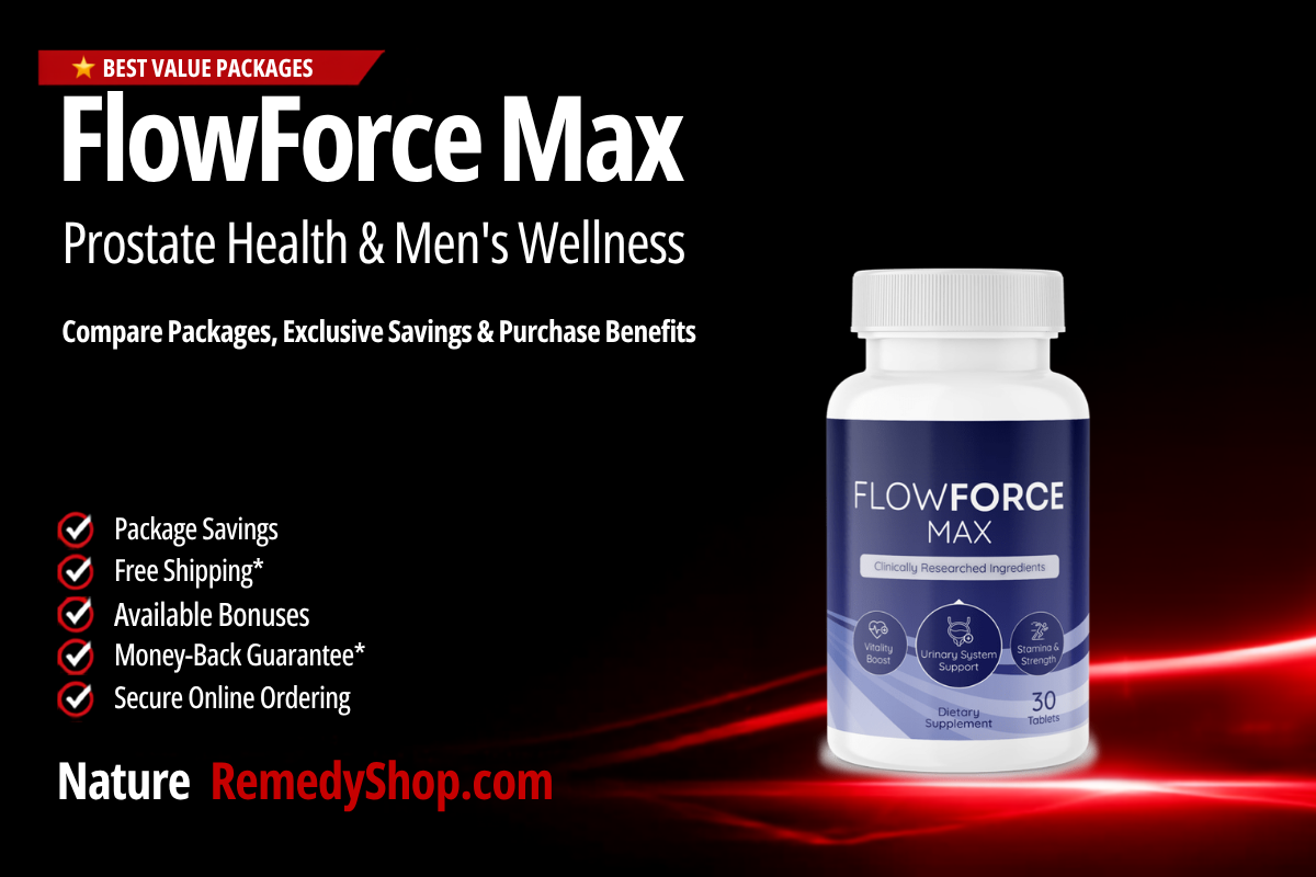 FlowForce Max – With Exclusive Discounts, Free Shipping & Bonus Benefits