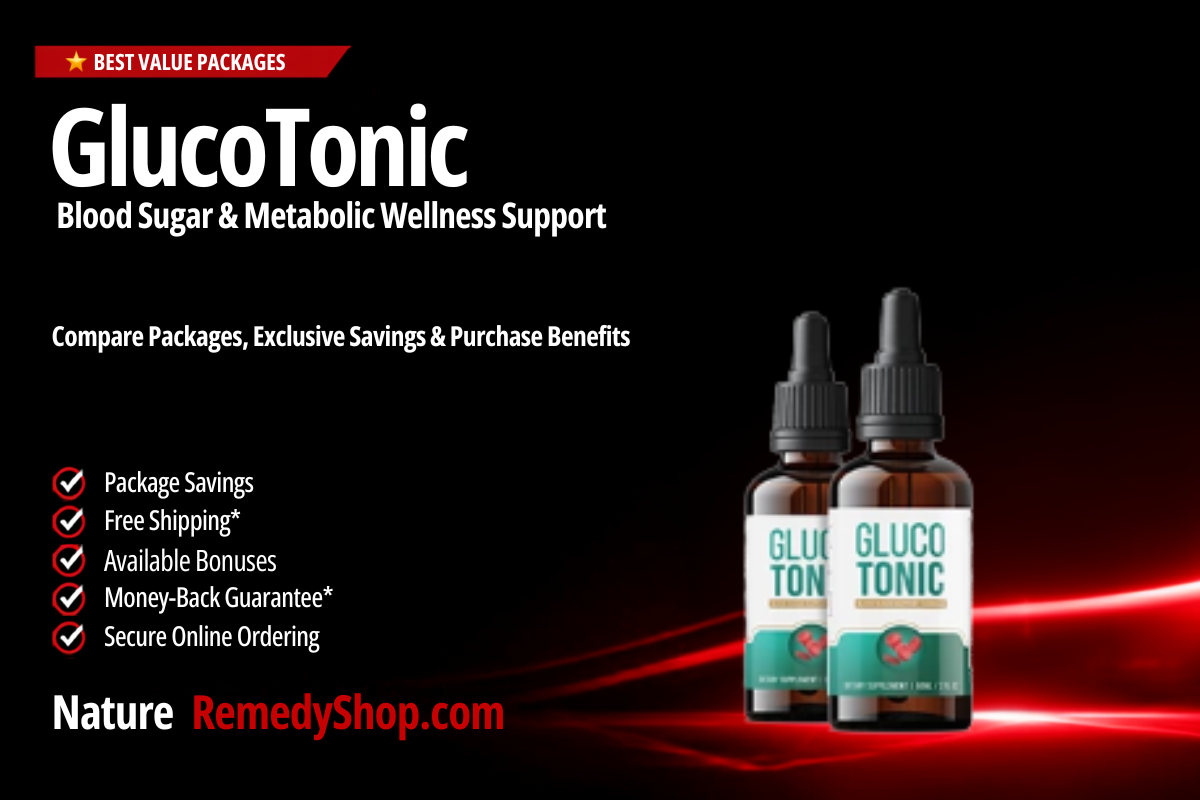 GlucoTonic – With Exclusive Discounts, Free Shipping & Bonus Benefits