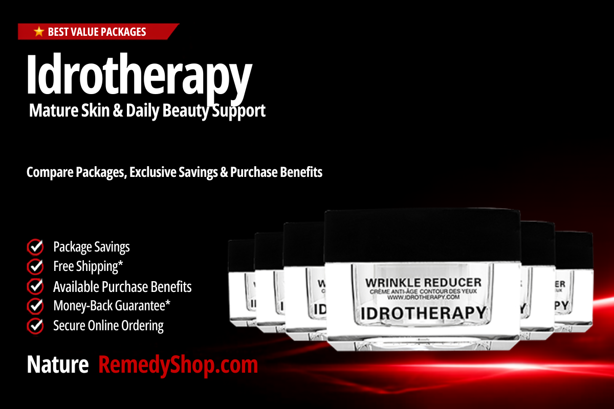 Idrotherapy – With Exclusive Discounts, Free Shipping & Mature Skin Support