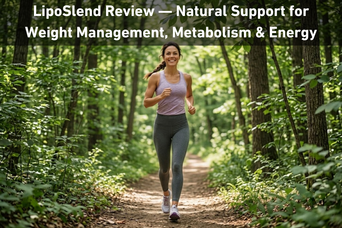 LipoSlend Review — Natural Support for Weight Management, Metabolism & Energy