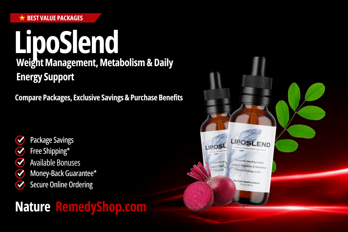 LipoSlend – With Exclusive Discounts, Free Shipping & Bonus Benefits