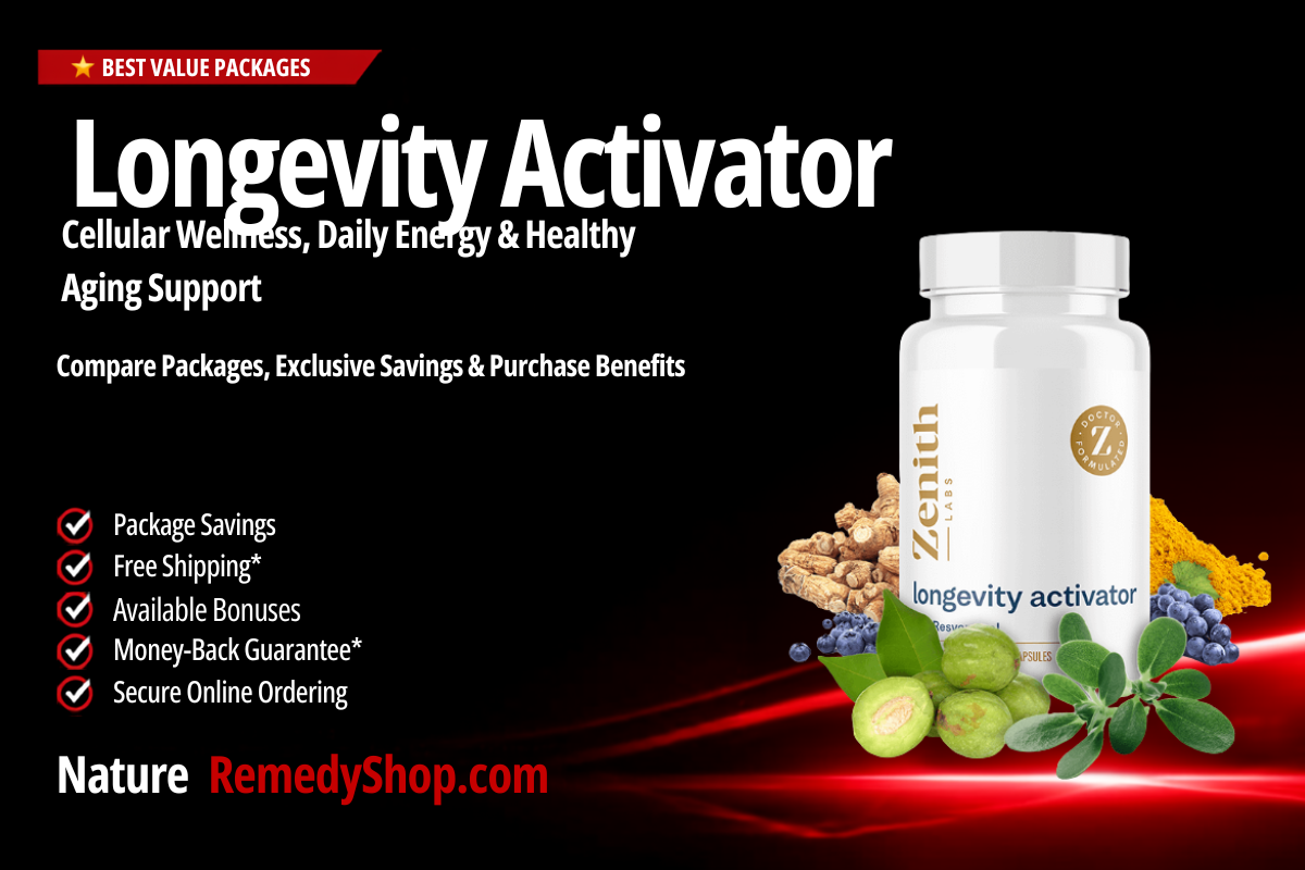 Longevity Activator – Advanced Cellular Wellness, Energy & Healthy Aging Support