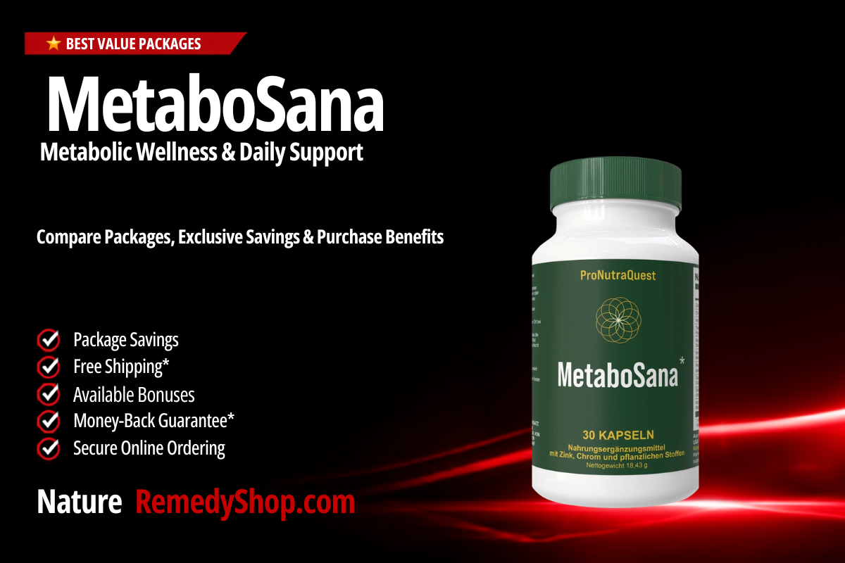 MetaboSana – With Exclusive Discounts, Free Shipping & 60-Day Guarantee