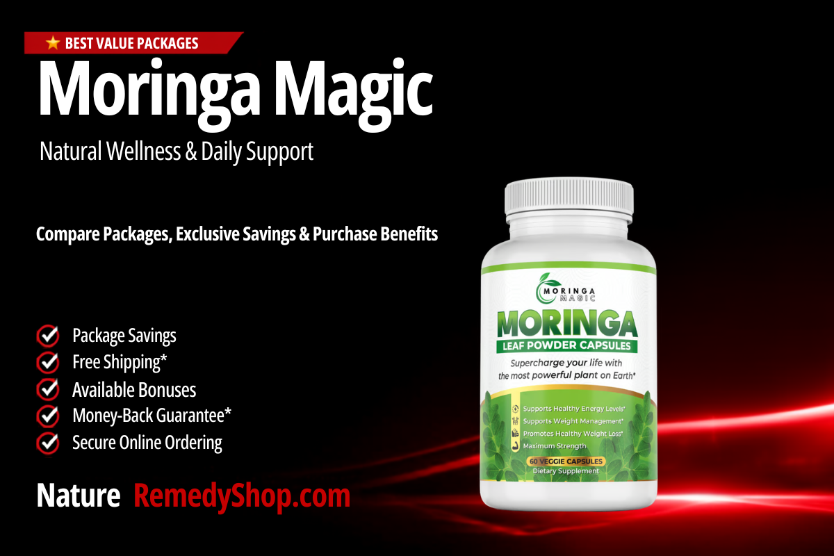 Moringa Magic – With Exclusive Discounts, Free Bonuses & 60-Day Guarantee