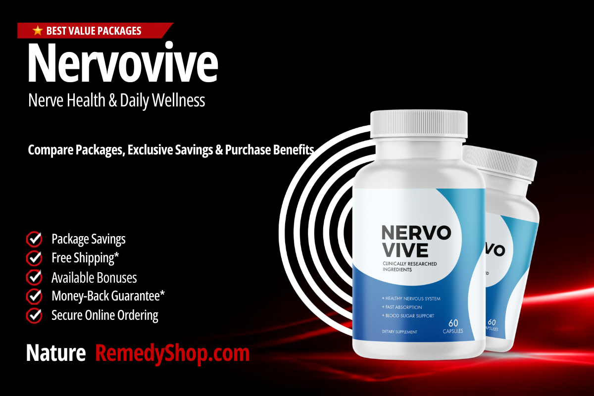 Nervovive – With Exclusive Discounts, Free Shipping & Bonus Benefits