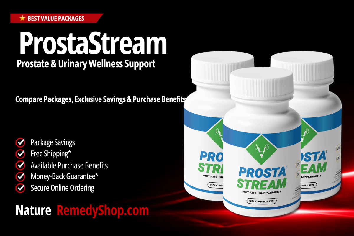 ProstaStream – With Exclusive Discounts, Free Shipping & Prostate Wellness Support