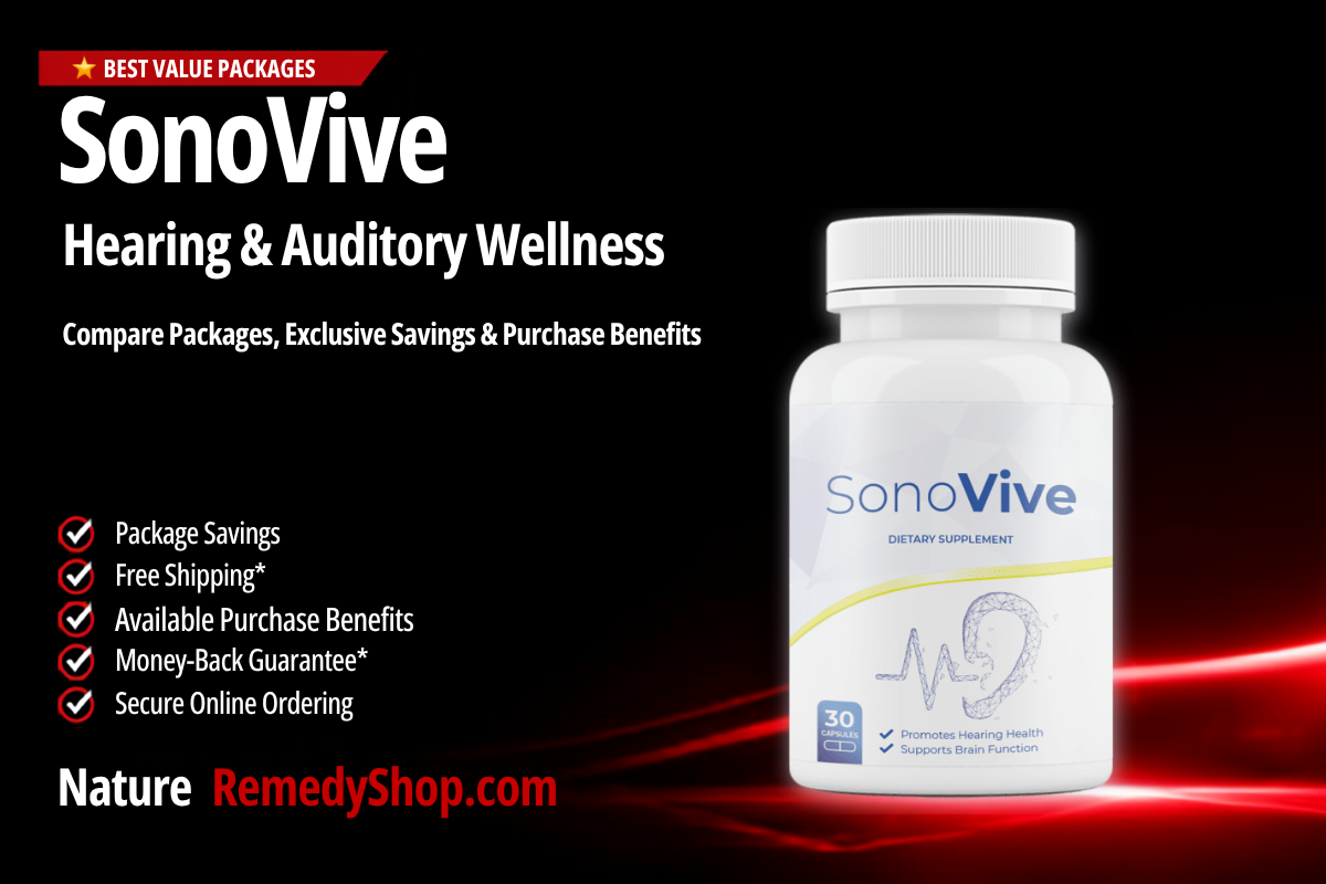 SonoVive – With Exclusive Discounts, Free Shipping & 60-Day Guarantee