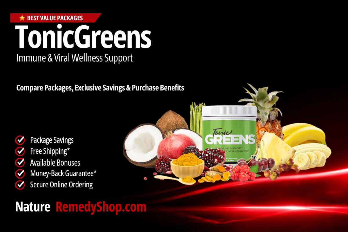 TonicGreens – With Exclusive Discounts, Free Bonuses & 60-Day Guarantee
